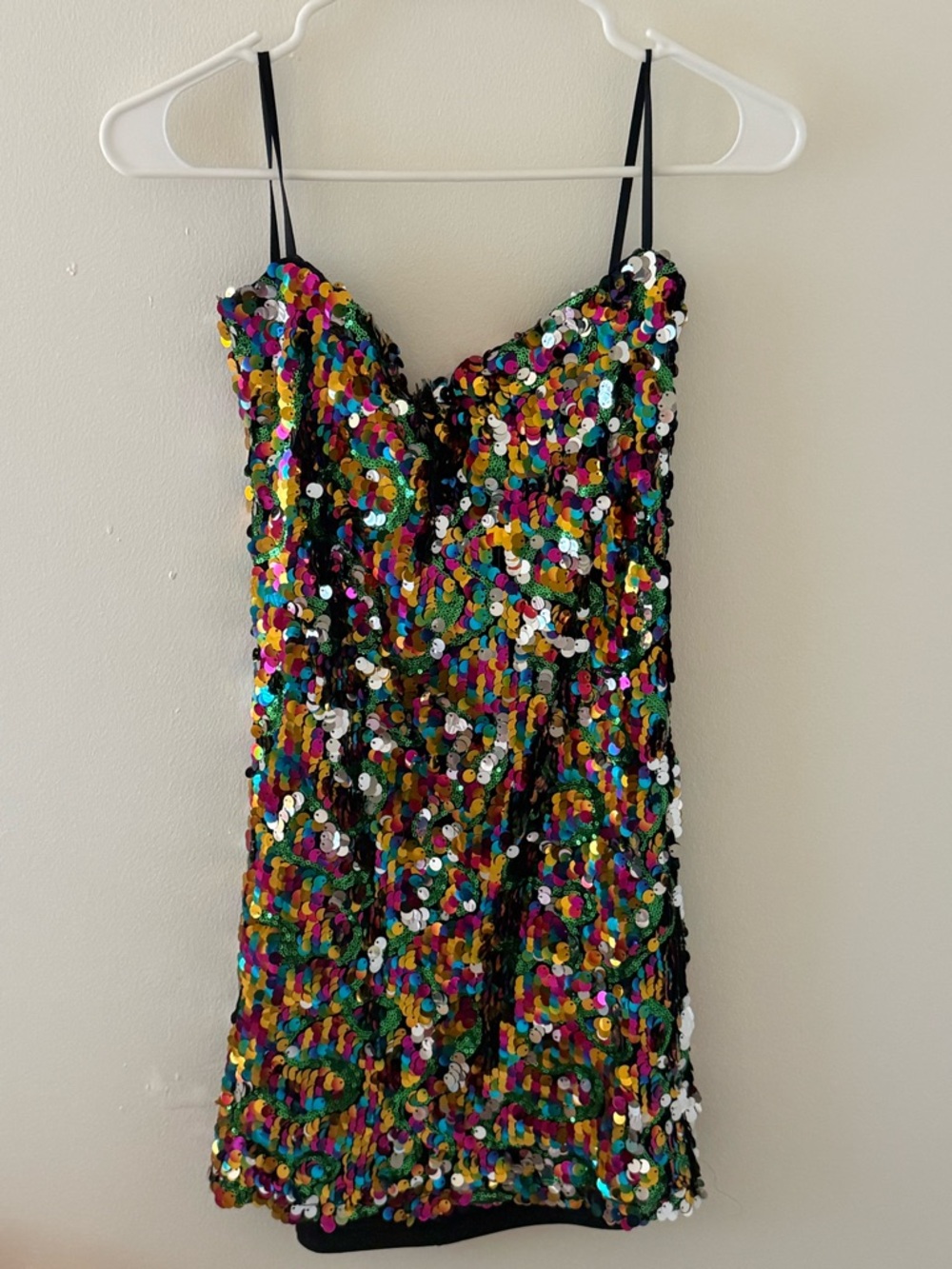 Deb Black sequin dress